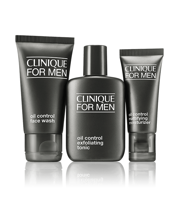 Clinique For Men Trial Kit (Oily Skin), ชุดดูแลผิวผู้ชายครบขั้นตอนขนาดเดินทาง สำหรับผิวมัน